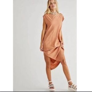 Free People Beach All Day Long Midi T-shirt Dress